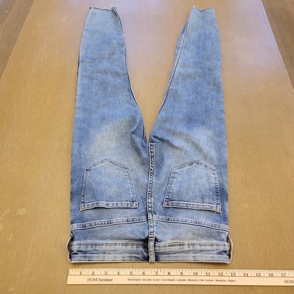 Women’s H&M Divided Side StripSkinny Jegging Jeans Size 2 / 26 Stretch High Rise - Picture 2 of 11